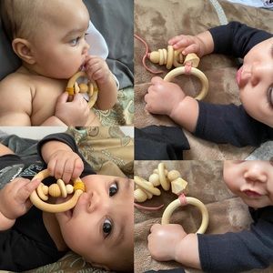 Handmade Baby Teether Rattles